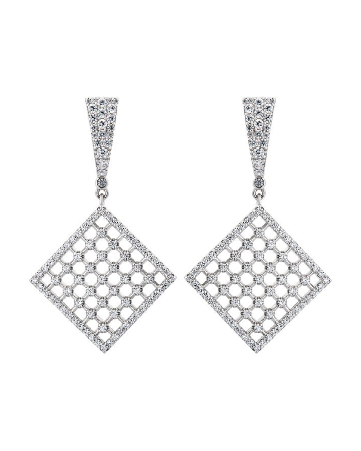 Amulet Earrings | Rhodium