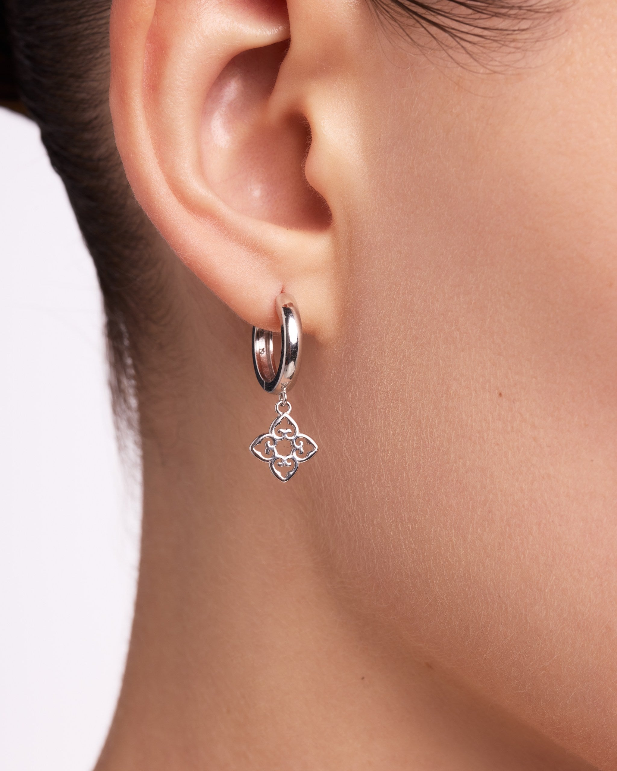 Classic Miniatures Earrings | Rhodium