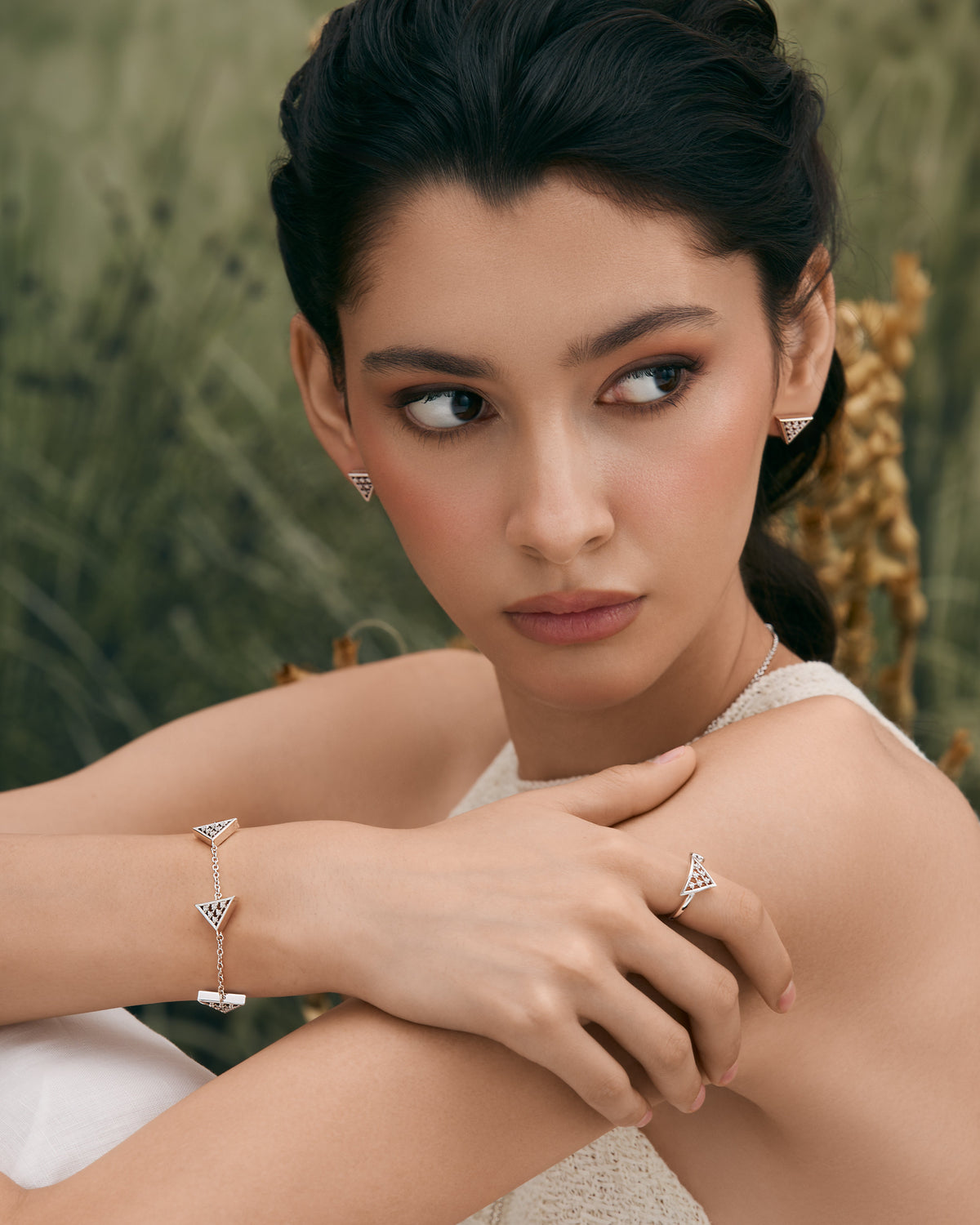 Amulet Stud Earrings