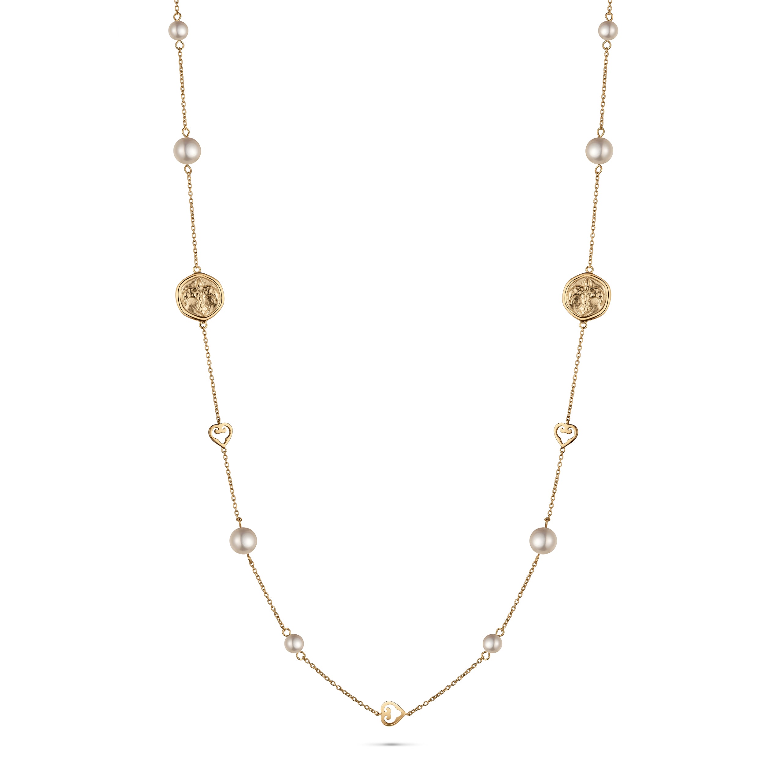 Antique Sautoir Necklace | Yellow Gold