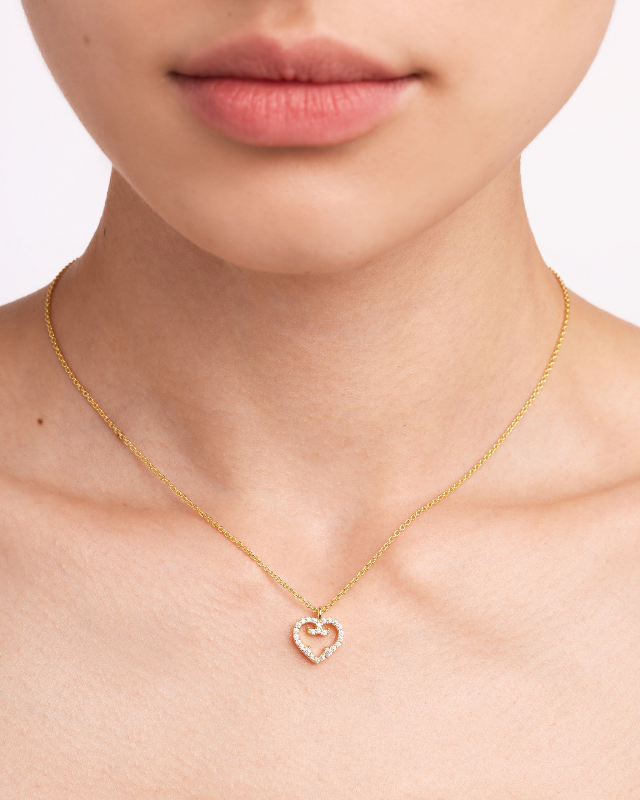 Mini Heart Pendant | Yellow Gold