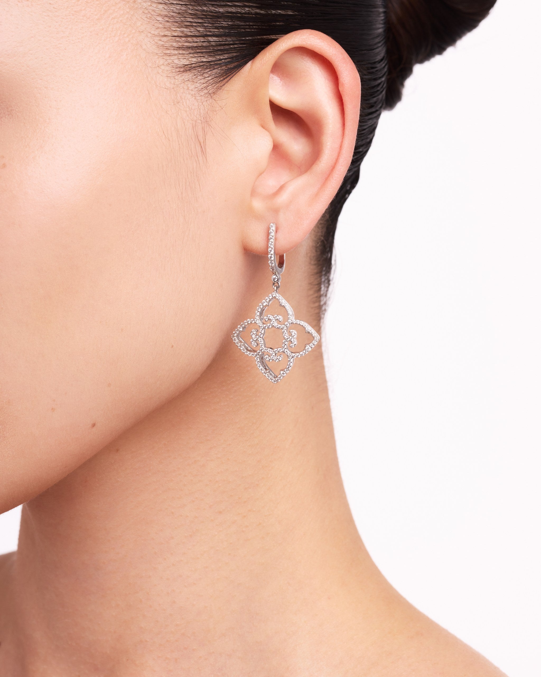 Classic Earrings | Rhodium