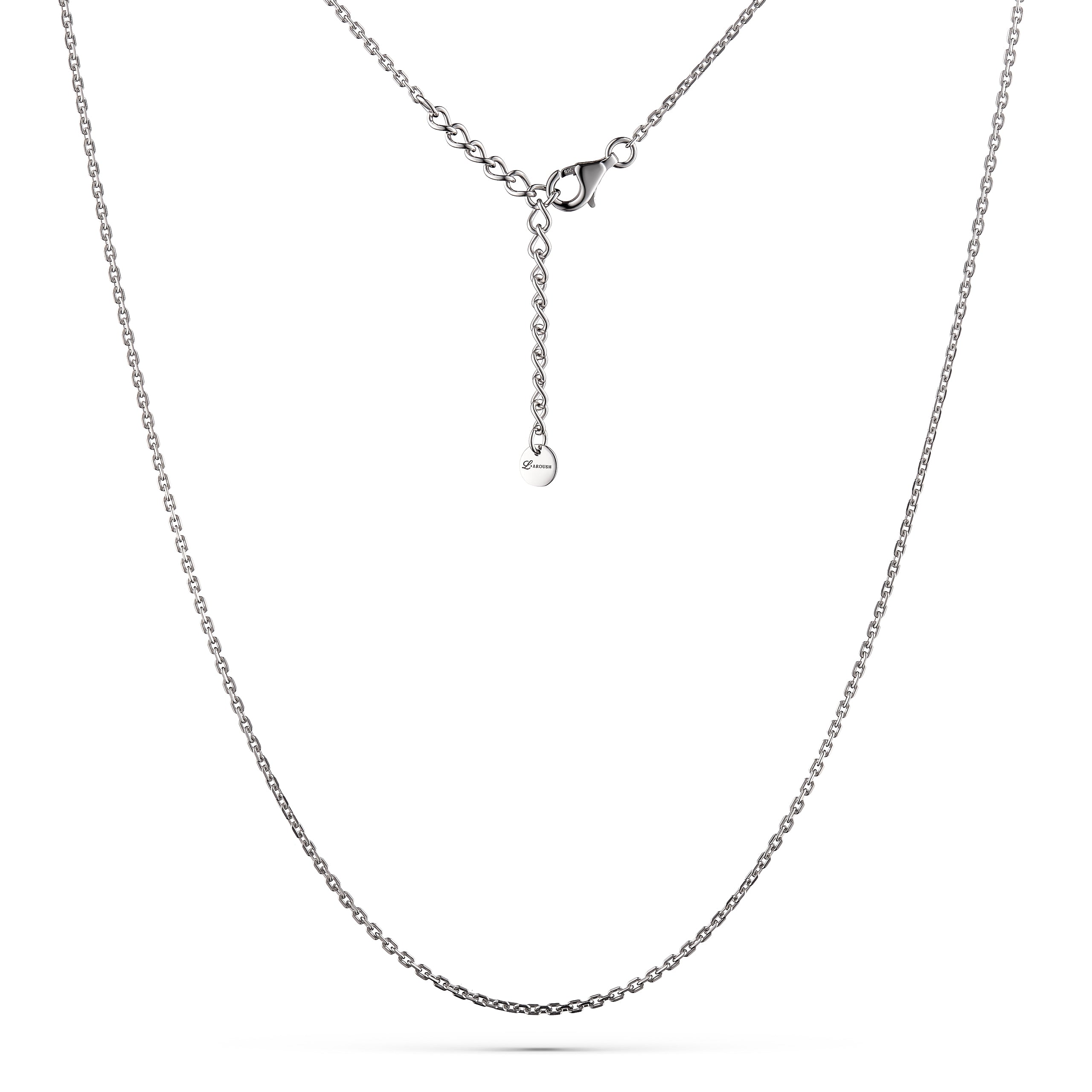 Chain Necklace 80 cm | Rhodium