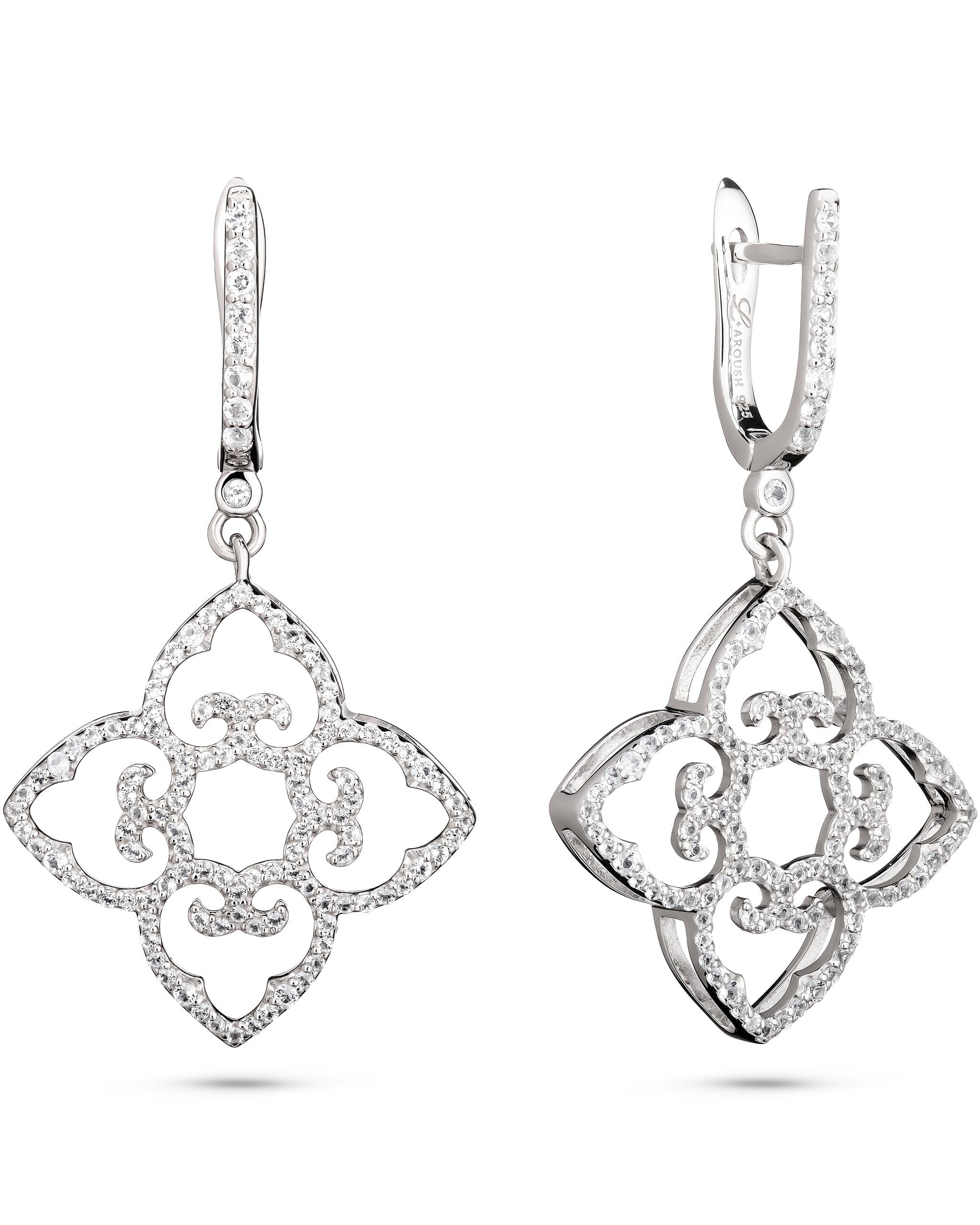 Classic Earrings | Rhodium