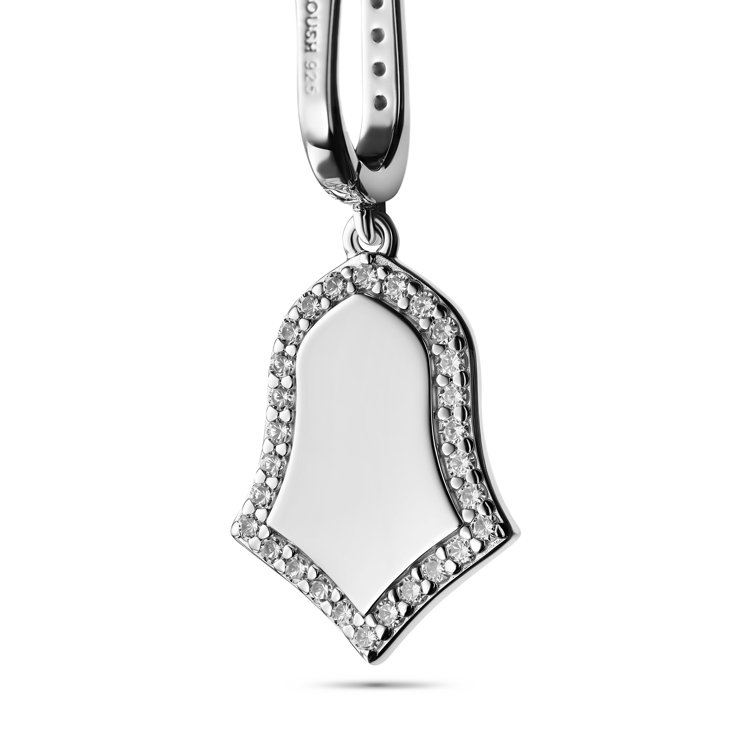Steppe Tulip Double-Sided Earrings | Mother of Pearl | Rhodium