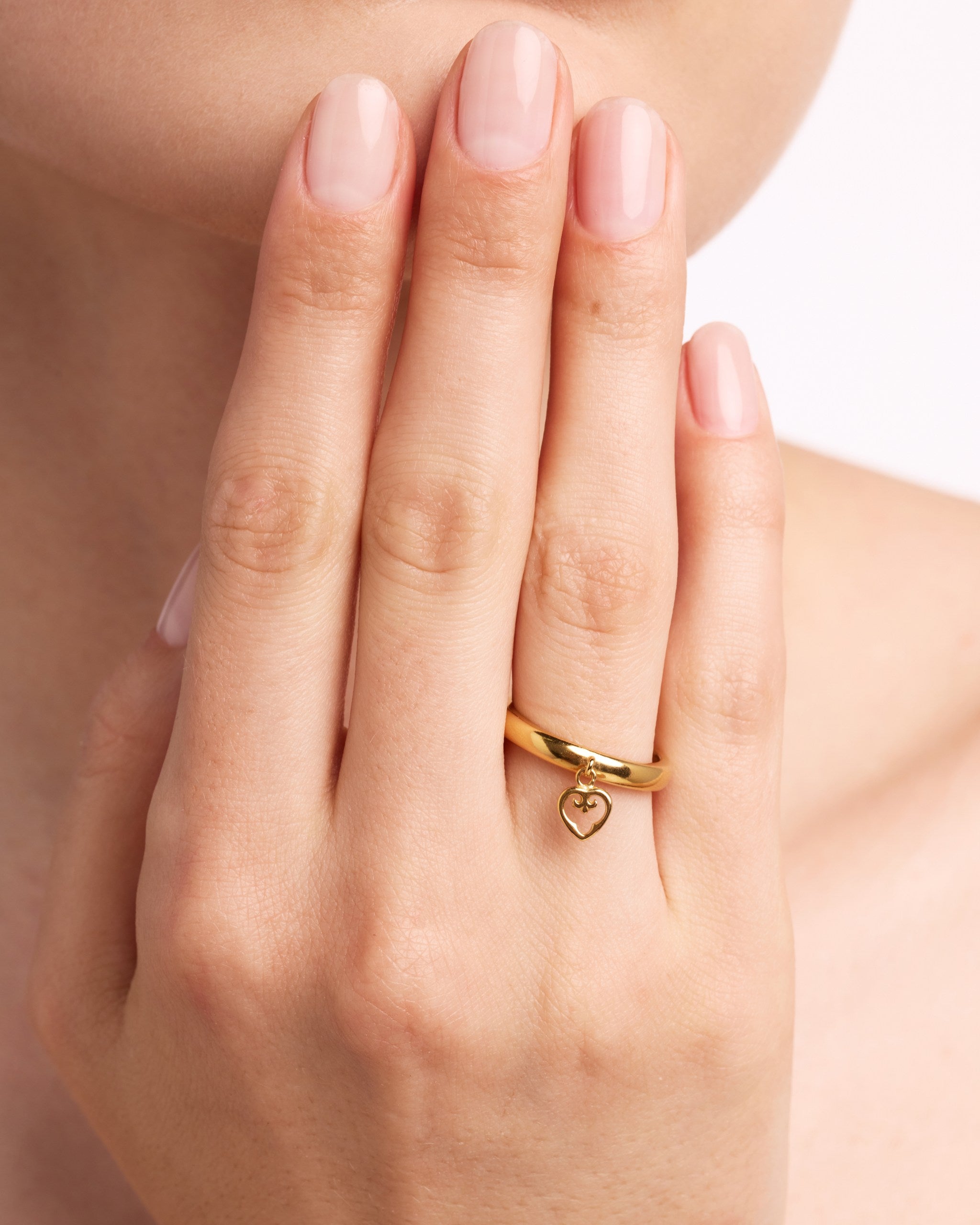Heart Miniatures Ring | Yellow Gold