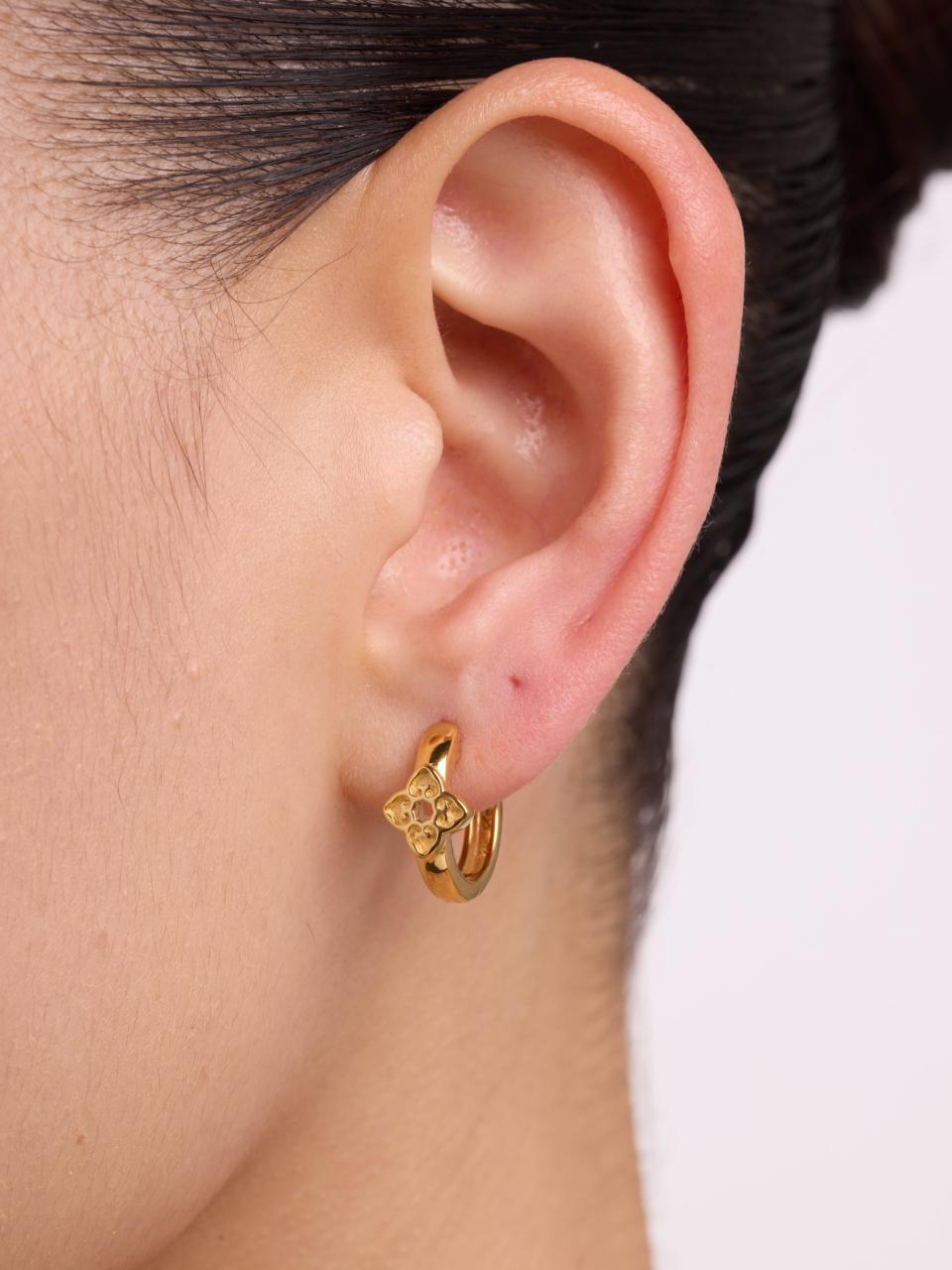 Classic Miniatures Hoop Earrings | Yellow Gold
