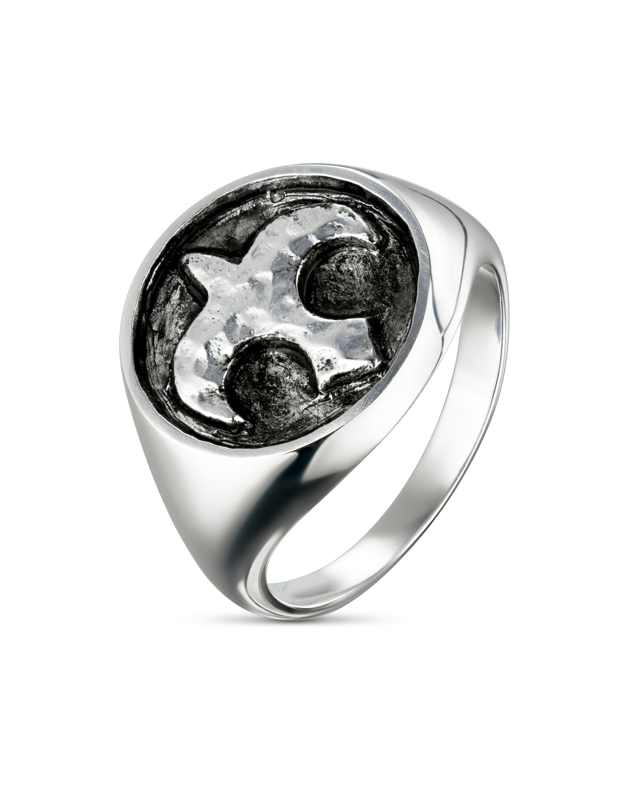 Antique Bird Ring | Rhodium