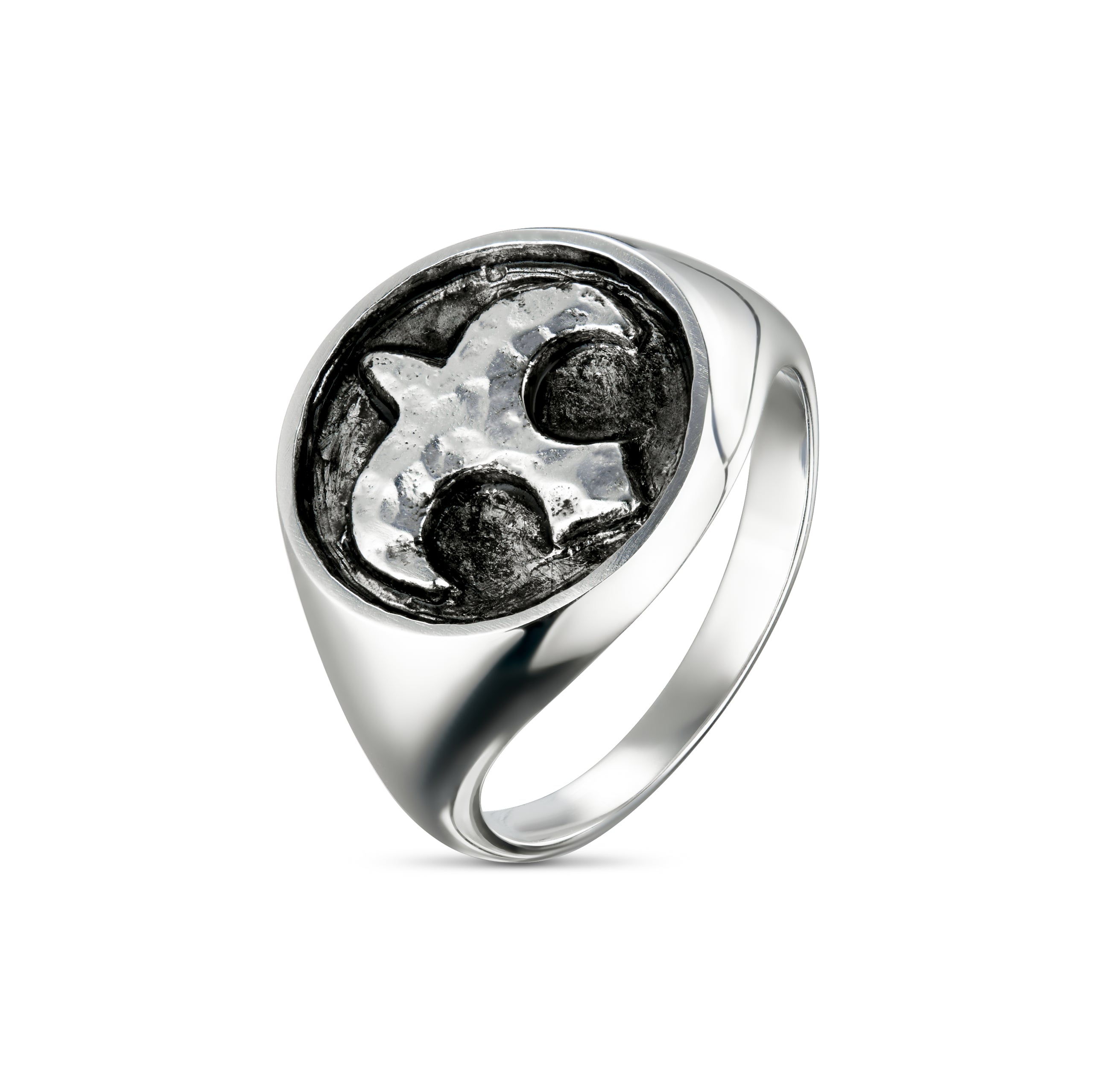 Antique Bird Ring | Rhodium