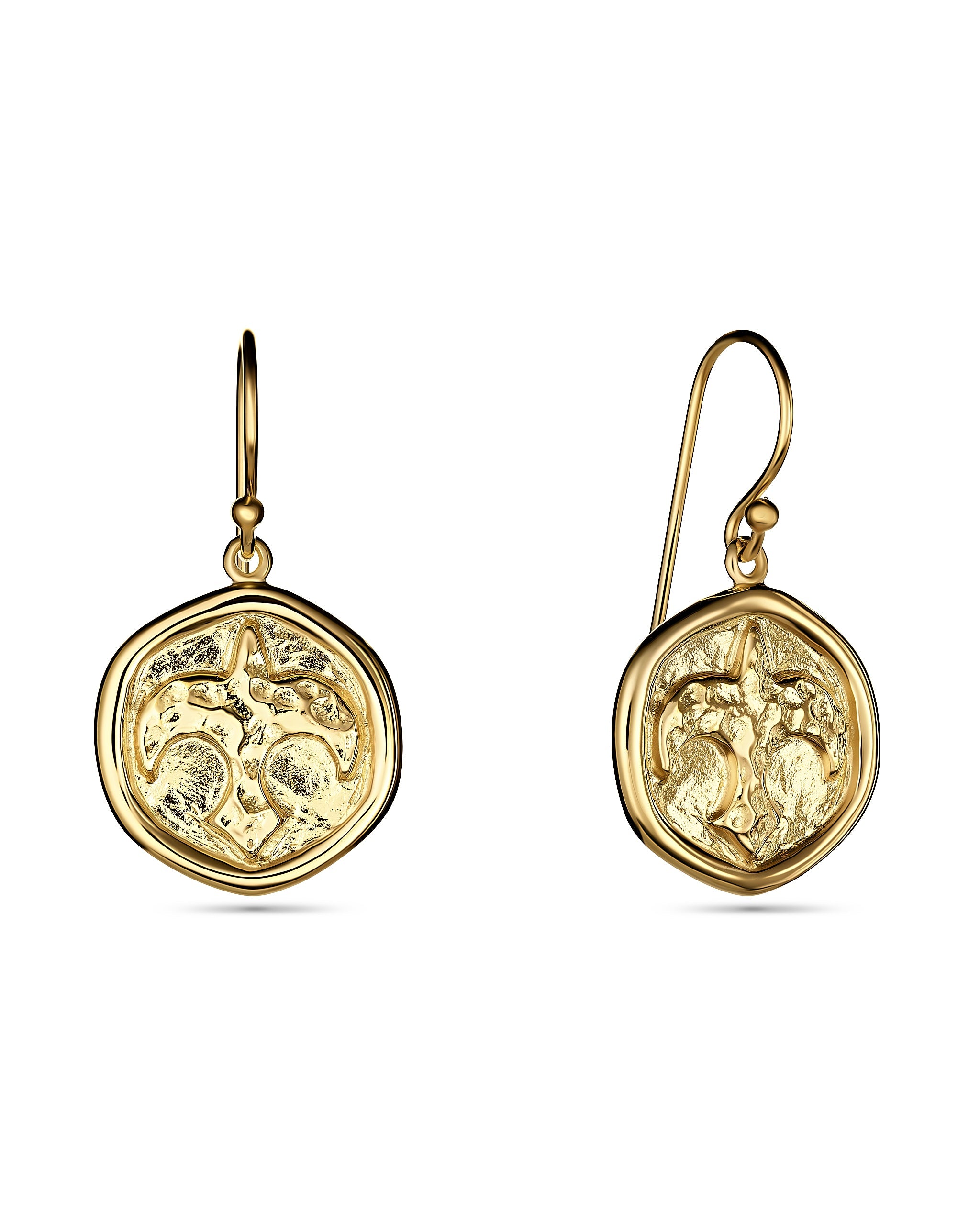 Antique Bird  Earrings | Yellow Gold