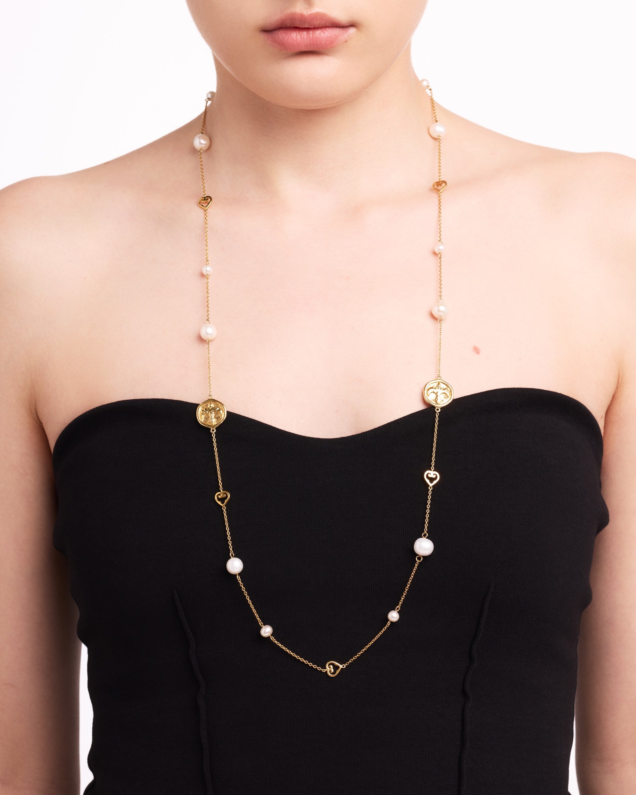 Antique Sautoir Necklace | Yellow Gold