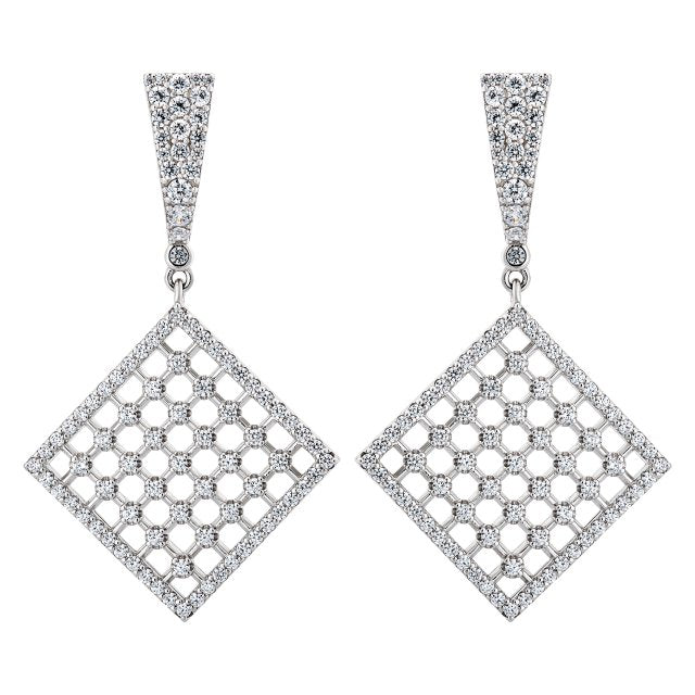 Amulet Earrings | Rhodium